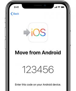 انتقال از اندروید به ios