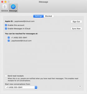 بکاپ گیری از پیام ها توسط icloud