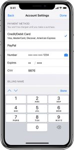 رد کردن روش پرداخت در اپ استور یا آیتونز