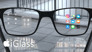 i glass عینک هوشمند اپل