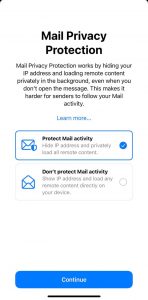 قابلیت حریم خصوصی در اپل