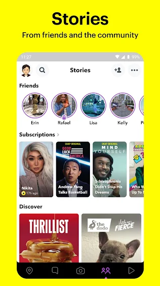 دانلود snapchat برای ایفون