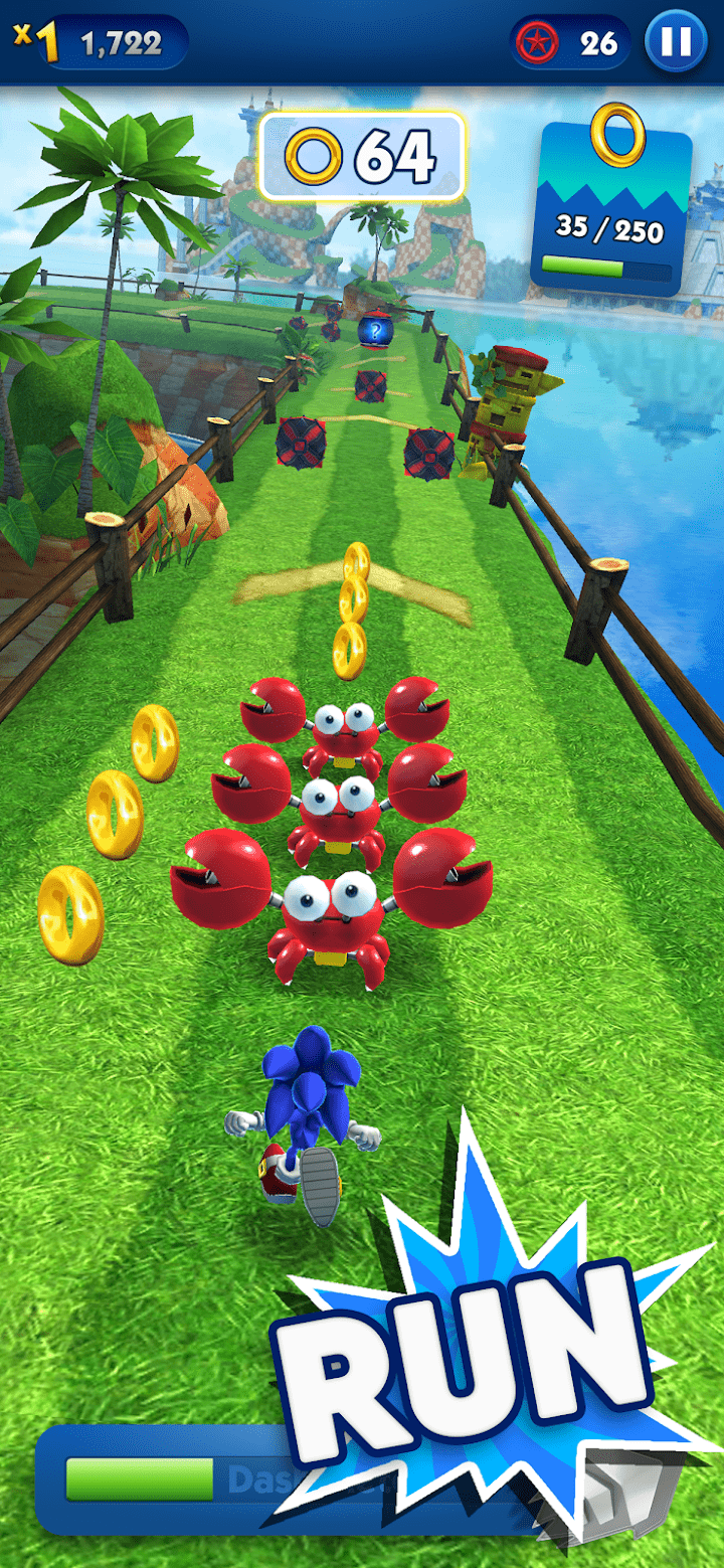 sonic dash برای ایفون