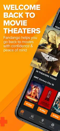 Fandango Movie Tickets & Times برای ایفون