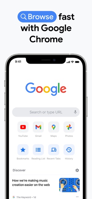 google chrome برای ایفون